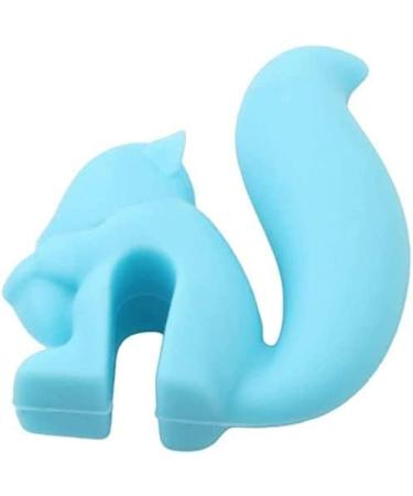 5 pcs Cute Squirrel Shape Silicone Tea Bag Holder Cup Squirrel Drink Markers Tea Bag Holder for Cup Hanging Tool Mug Candy Colors Gift Set - Buy Online on SooperMarket.com