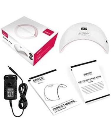 SUNUV 36W UV LED Gel Nail Lamp with Sensor, LCD Screen and 30s/60s Timer - Buy Online on SooperMarket.com