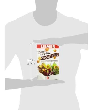 Leimer Croutons Onion/Garlic - Pack of 10 (1000g) | Buy Internationally Best Price! - Buy Online on SooperMarket.com