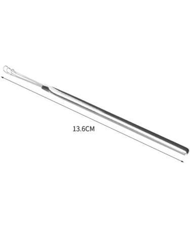 Portable Ear Cleaner Stainless Steel Ear Spoon Set Stainless Steel Ear Wax Remover Reusable Stainless Steel Ear Wax Remover Set Ear Wax Easily Removed Ideal for Personal and Home Use(Silver) - Buy Online on SooperMarket.com
