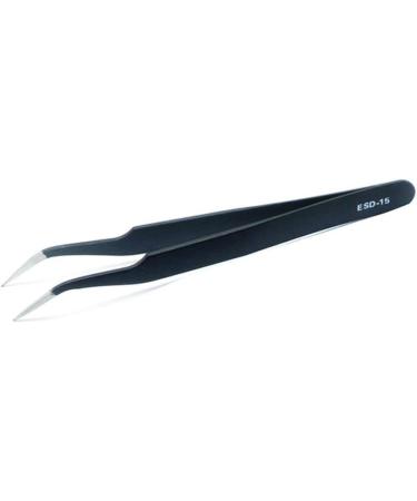 Dajidafu Stainless Steel Tweezers Anti-static Curved Nail Art Picking Pointed Rhinestones Nippers Elbow Precision Tools - Buy Online on SooperMarket.com