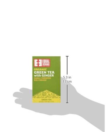 Buy Equal Exchange Organic Green Tea with Ginger - 20 Tea Bags (1.05 oz) | Premium Quality & Flavor - Buy Online on SooperMarket.com