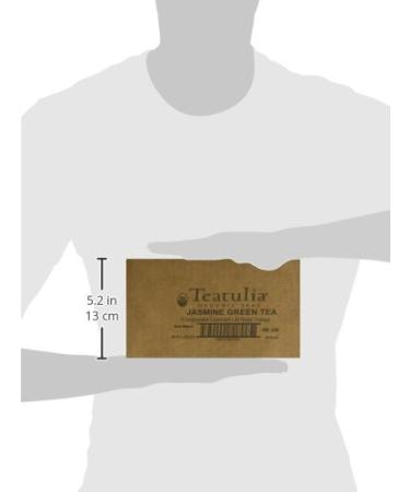 Teatulia Organic Jasmine Green Tea - 180 Compostable Tea Bags (6 Canisters) | Floral Caffeine-Free Delight - Buy Online on SooperMarket.com