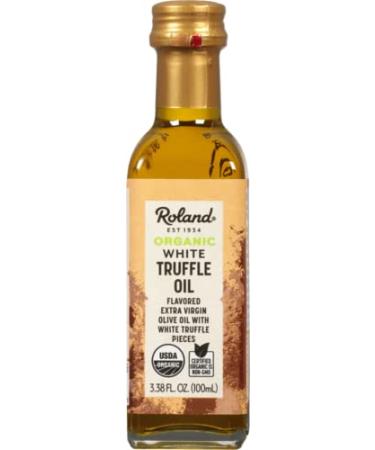 Roland Foods Organic White Truffle Flavored Extra Virgin Olive Oil with White Truffle