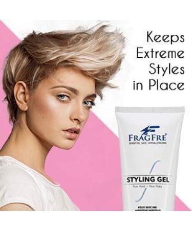 FRAGFRE Firm Hold Hair Gel 8 oz - Fragrance Free, Paraben Free, Hypoallergenic Styling Gel - Vegan & Gluten Free - Non-Irritating Formula - 1 Pack, 8 Fl Oz - Buy Online on SooperMarket.com