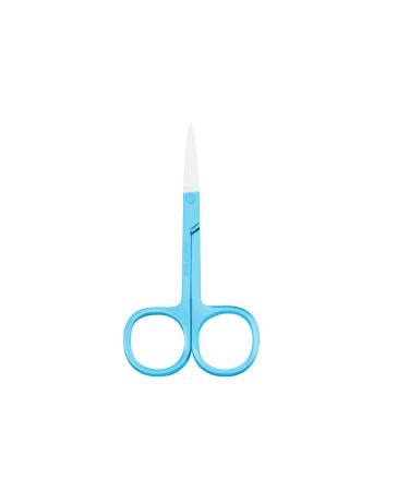 IOIUSKKU Nail Cuticle Nippers Stainless Steel Scissors Eyebrow Trimmer Trimming Tool Blue