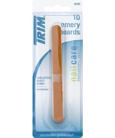Trim Emery Boards - Pack of 10 | Perfect for Nails & DIY | Fast International Shipping - Buy Online on SooperMarket.com