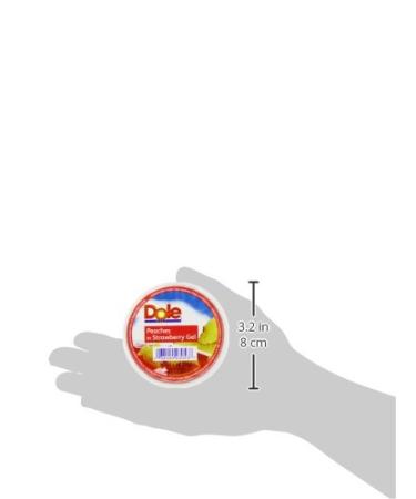 Dole Fruit Bowls Diced Peaches in Strawberry Gel - 4.3oz (36 Cups) | Gluten Free Healthy Snack - Buy Online on SooperMarket.com