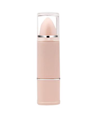 minkissy Retractable Blush Brush 2 in 1 Cosmetic Brush Portable Makeup Sponge Brush with Lid for Bronzer Highlighter