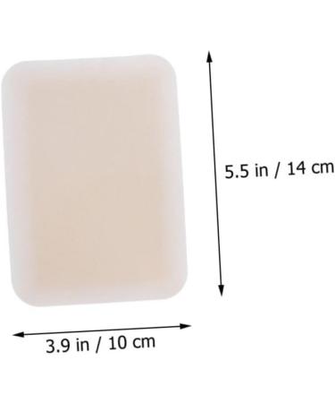 Gogogmee 3pcs Concealer Water Proof Tape Silicone Patches Scar Cover up Tape Tattoos Concealing Tape Gel Face 14X10X0.2CM Khaki - Buy Online on SooperMarket.com