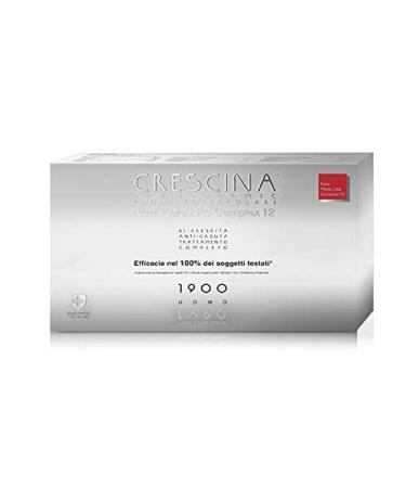 LABO CRESCINA Isole Follicolari PLATE-LIKE COMPLEX 12 Treatment Anti-Caduta and Ri-Crescente Hair 1900 Men 20+20 Pig