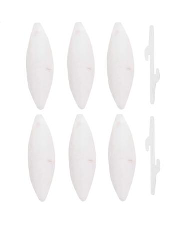 6 Pieces Bird Cuttlebone Toys Parrot Chew Calcium Toy Chewing Cuttlefish Bone with Metal Holder Bird Pet Molar Toy for Parrots Cage Birds Reptiles Tortoises Snails