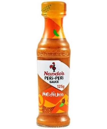 Peri-Peri Salt - 70g & 5 Assorted Multi-Flavours Nando's Sauce 125g (Pack of 6) | Authentic Portuguese Flavors to Spice Up Your Meals | Hot and Spicy Condiments - Buy Online on SooperMarket.com