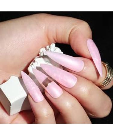MIZHSE Pink Shimmer Pearl Gel Nail Polish with Shell Thread - 10 x 1 Soak Off UV LED - Y007 - Buy Online on SooperMarket.com