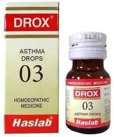 DROX 3 Asthma Drops by Haslab - 30ml | Includes Free Ujala Eye Drops - Buy Online on SooperMarket.com