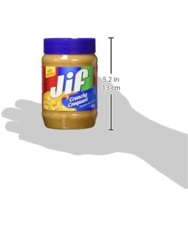 Jif Crunchy Creamy Peanut Butter Smooth & Creamy Texture No Stir 500g Jar Crunchy 500 g (Pack of 1) - Buy Online on SooperMarket.com