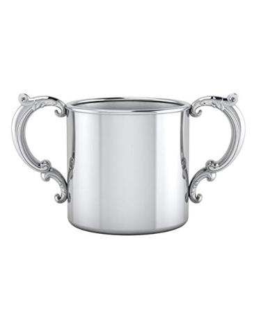 Krysaliis 2 Handle Victorian Plate Baby Cup by Silver