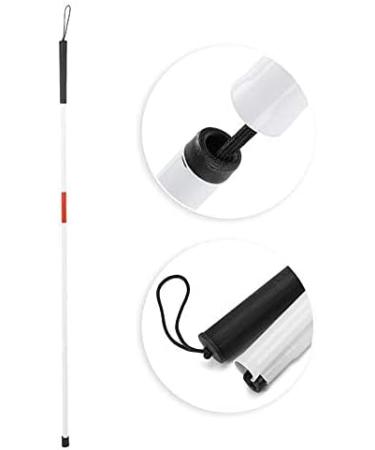Walking Stick Walking Stick Portable Folding Blind Walking Stick Aluminum Alloy Reflective Blind Elderly Guide Cane Multi-Purpose Crutch - Buy Online on SooperMarket.com