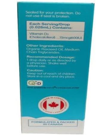 D-Sorb Vitamin D3 600IU 2.8ml - Buy Online on SooperMarket.com