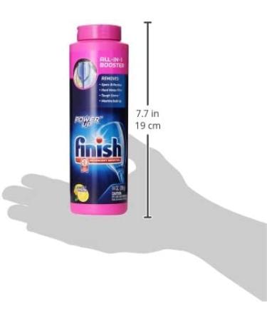 Finish Hard Water Booster Powder - Lemon Sparkle 14oz - Buy Online on SooperMarket.com
