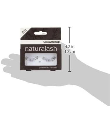 Salon System Naturalash Quick and Easy Re-Usable Black 116 Lashes - Buy Online on SooperMarket.com