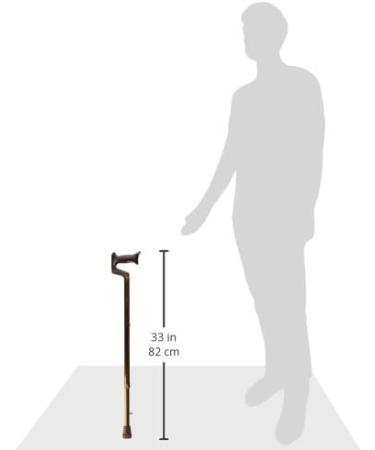 PCP Mobility Adjustable Cane Aluminum Orthopedic Handle Bronze Ice Cane 3/4-Inch Tip Size - Buy Online on SooperMarket.com