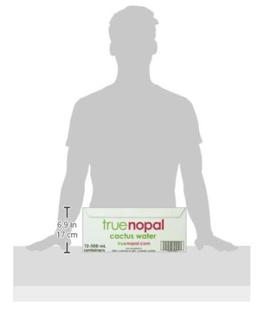 True Nopal Cactus Water 16.90 Fl. Oz - Pack of 12 | Refreshing Hydration - Buy Online on SooperMarket.com