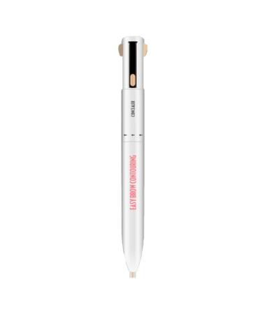 Brow Pen Eyebrow Contour Pen 4 in 1 Long Lasting Rotate Defining Highlighting Brow Pencil Blonde