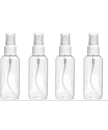 Spray Bottles 4x 60ml Clear Empty Fine Mist Mini Travel Bottle Set Small Refillable Containers 4x 60ml