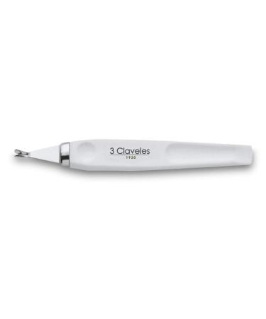 3 Claveles 12350 Stainless Steel Cuticle Remover 10 cm