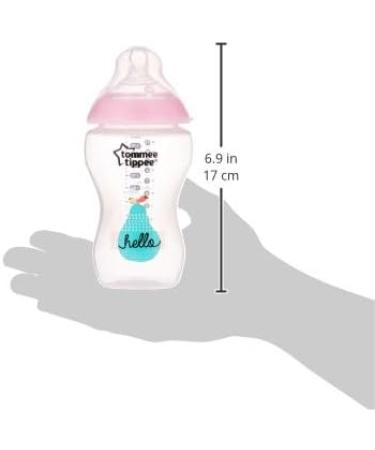 Tommee Tippee Closer to Nature Baby Bottle 340ml - Assorted Pippo le Panda Design - Buy Online on SooperMarket.com