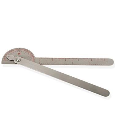 Gima 180 Stainless Steel Goniometer - 17.5 cm & 7 cm Accurate Measurements in cm & Inches - Ideal for International Shipping - Buy Online on SooperMarket.com