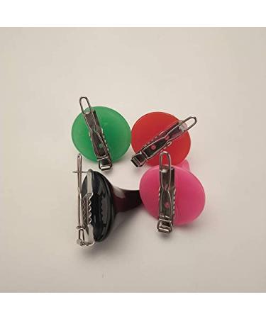 Devil Horn Halloween Hair Clips - Colorful Barrettes for Women & Girls | Party Cosplay Accessories 4 Pairs - Buy Online on SooperMarket.com