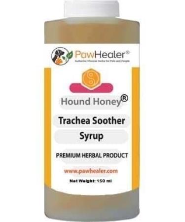 PawHealer Hound Honey: Trachea Soother Syrup - 150 ml (5 fl oz) - Natural Herbal Remedy for Symptoms of Collapsed Trachea - Tastes Good - Easy to Administer