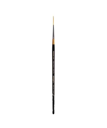 KINGART Original Gold 9050-6/0 Script Liner Series Premium Golden Taklon Multimedia Artist Brushes