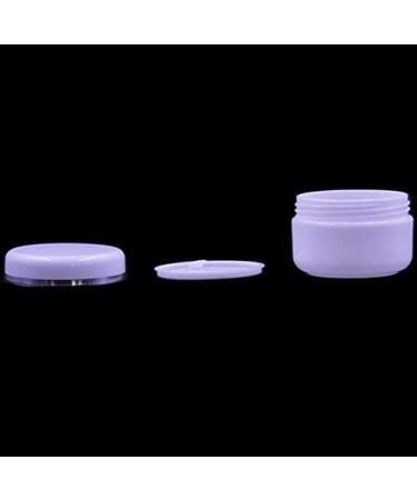 6 x Empty White Plastic Containers for Makeup | Travel Cosmetic Bottles with Screw Cap & PP Liner | Ideal for Eyeshadow Cream Lotion & Lip Balm (100g/3.4 oz) - Buy Online on SooperMarket.com