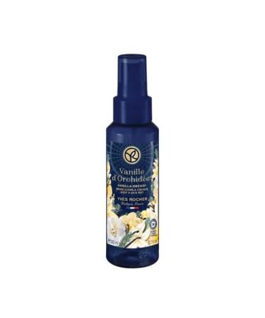 Yves Rocher Vanilla & Orchid Hair and Body Spray Mist 100 ml./3.3 fl.oz. Limited Edition Christams New Year
