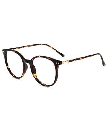 Firmoo Blue Light Blocking Glasses for Women Men Anti Glare Eyestrain Computer Gaming Glasses Anti Bluelight Blue Blocker Non Prescription Eyeglasses Tortoise 0.0 x