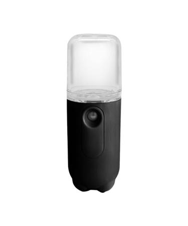 kawehiop Women Portable Face Mist Sprayer 30ml Steamer Rechargeable Atomizer Moisturizing Deep Hydrating Nebulizer Beauty Instrument Black