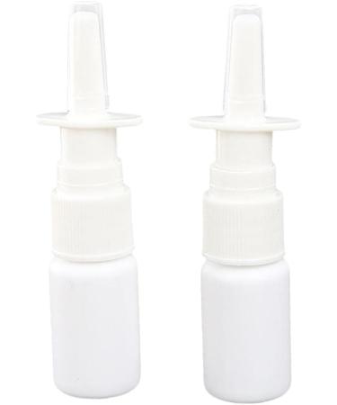 Tiuimk 20ml (2pcs) White Spray Bottles - Perfect for Travel Use Nasal Spray and More - Buy Online on SooperMarket.com