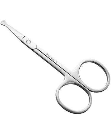 Harlington Group Beard Shaping Tool + Nose Hair Scissors Combo - Men's Facial Hair Styling Kit for Perfect Curve Cut Edging, Neckline, and Goatee Beard - Buy Online on SooperMarket.com