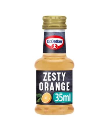 Dr Oetker Natural Zesty Orange Extract (35Ml X 2) _Made from Real Oranges_Suitable for vegans_