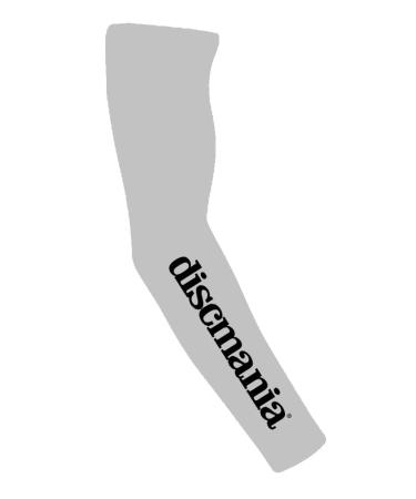 Discmania Compression Sleeve Bar Logo  Disc Golf Compression Large/X-Large Sleeve Set of 2 (Pair of Sleeves) Ultra Tight Compression Sleeve Set Grey