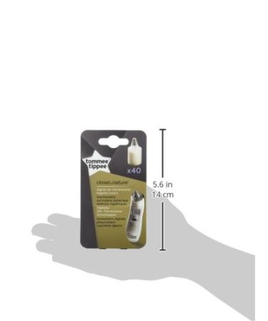 Tommee Tippee Closer to Nature Digital Thermometer Refills â€“ 40 Pack for Accurate Temperature Monitoring - Buy Online on SooperMarket.com