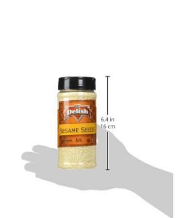 Organic White Hulled Sesame Seeds 9 oz by Its Delish - Nutty Flavor | 1 Pack - Buy Online on SooperMarket.com