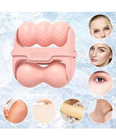 Buy Ice Roller for Face & Eyes - 2 in 1 Facial Skin Care Tool | Reduce Puffiness & Relieve Migraine - Pink Carry Case Included - Buy Online on SooperMarket.com