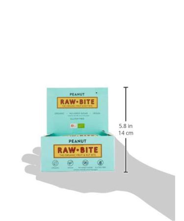 Raw Bite Peanut Raw Food Bars - Pack of 12 (12 x 50g) | Healthy Snack for Energy & Nutrition - Buy Online on SooperMarket.com