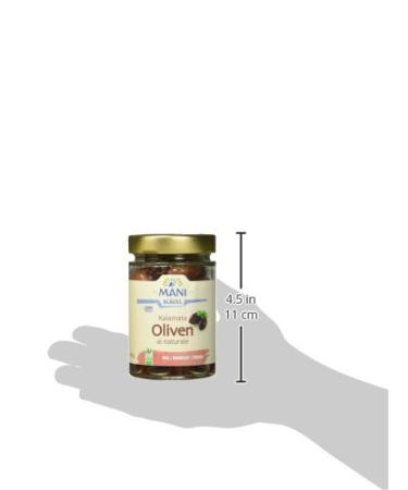 Buy Mani Bl uel Organic Kalamata Olives - Pack of 6 (6 x 205g) | Premium Quality & International Shipping - Buy Online on SooperMarket.com