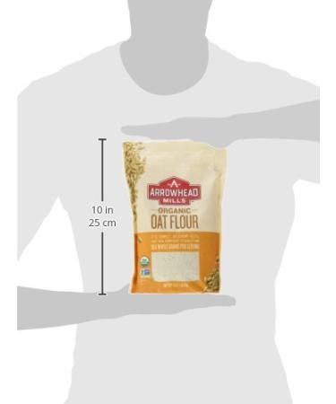 Arrowhead Mills Organic Oat Flour Wheat 1 lb - Premium Quality, Gluten-Free Option - Buy Online on SooperMarket.com