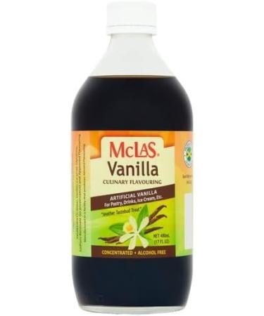 Mclas Vanilla Culinary Flavouring (480Ml X 2)| Artificial vanilla | Another tastebud treat | Alcohol free | Concentrated | premium product - Buy Online on SooperMarket.com